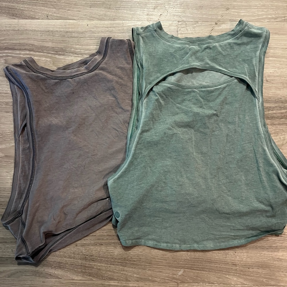 Lululemon Singlets x2 SZ4